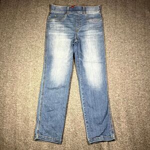 SPANXshape EveryWear Ankle Straight Leg Jeans Sz M Indigo Tummy Tamer Mom